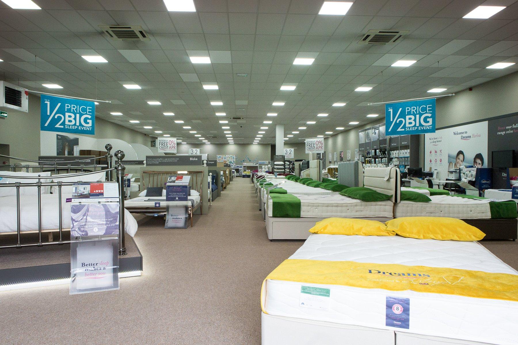 Dreams Store in Harlow Beds, Mattresses & Furniture Dreams